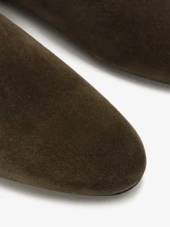 Womens Suede Ballerina