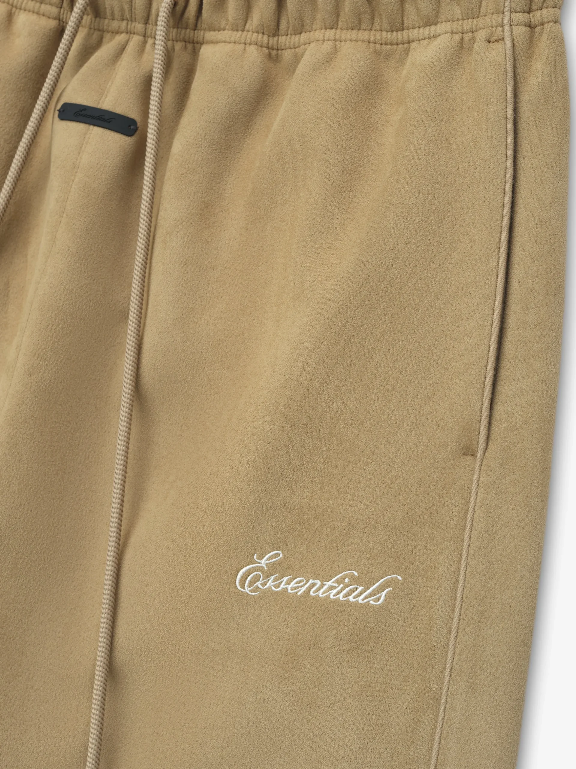 Womens Suede Fleece Signature Relaxed Pant