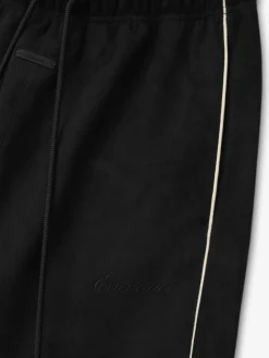 Womens Suede Fleece Signature Relaxed Pant