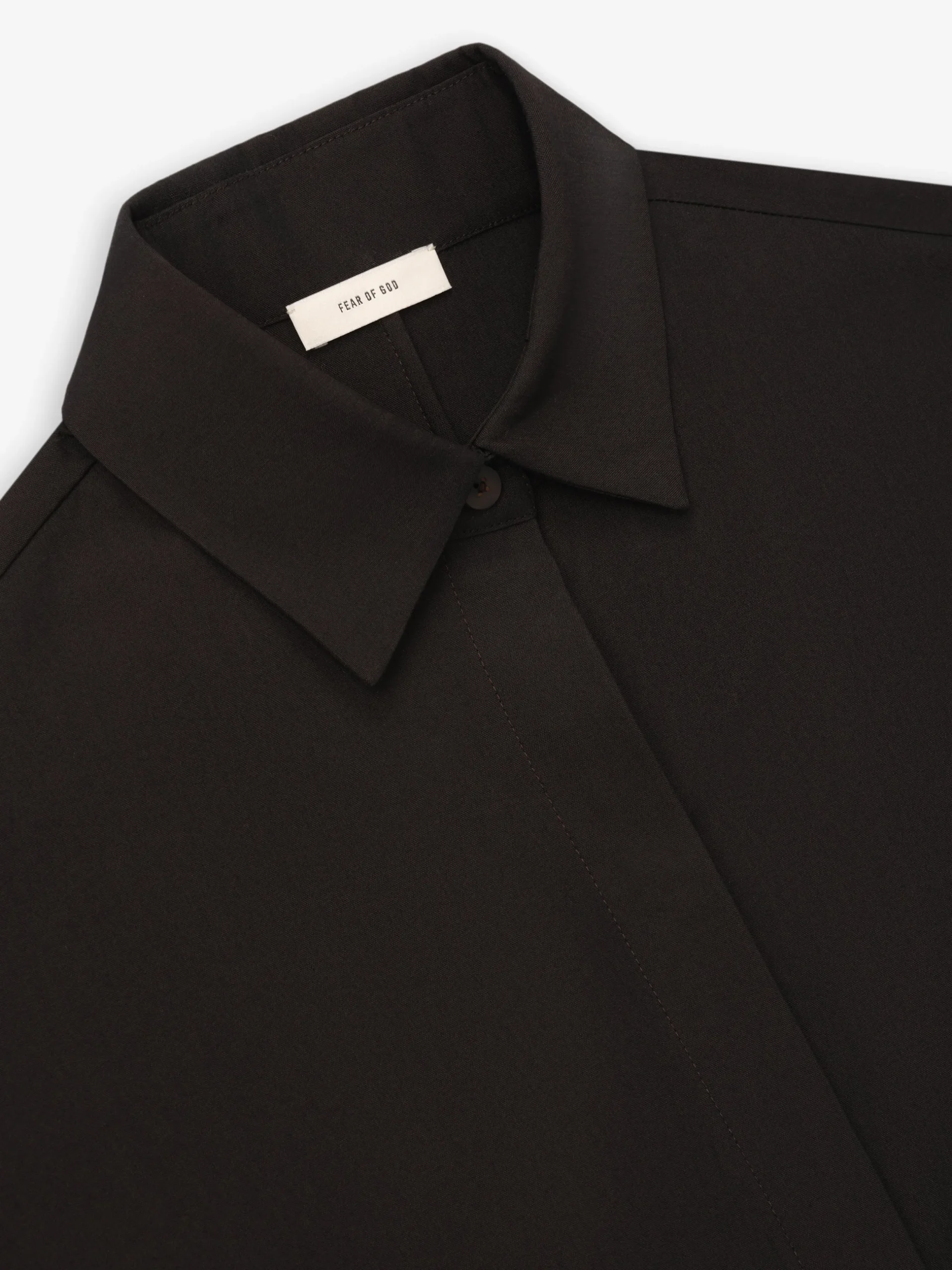 Womens Viscose Oxford Relaxed Shirt