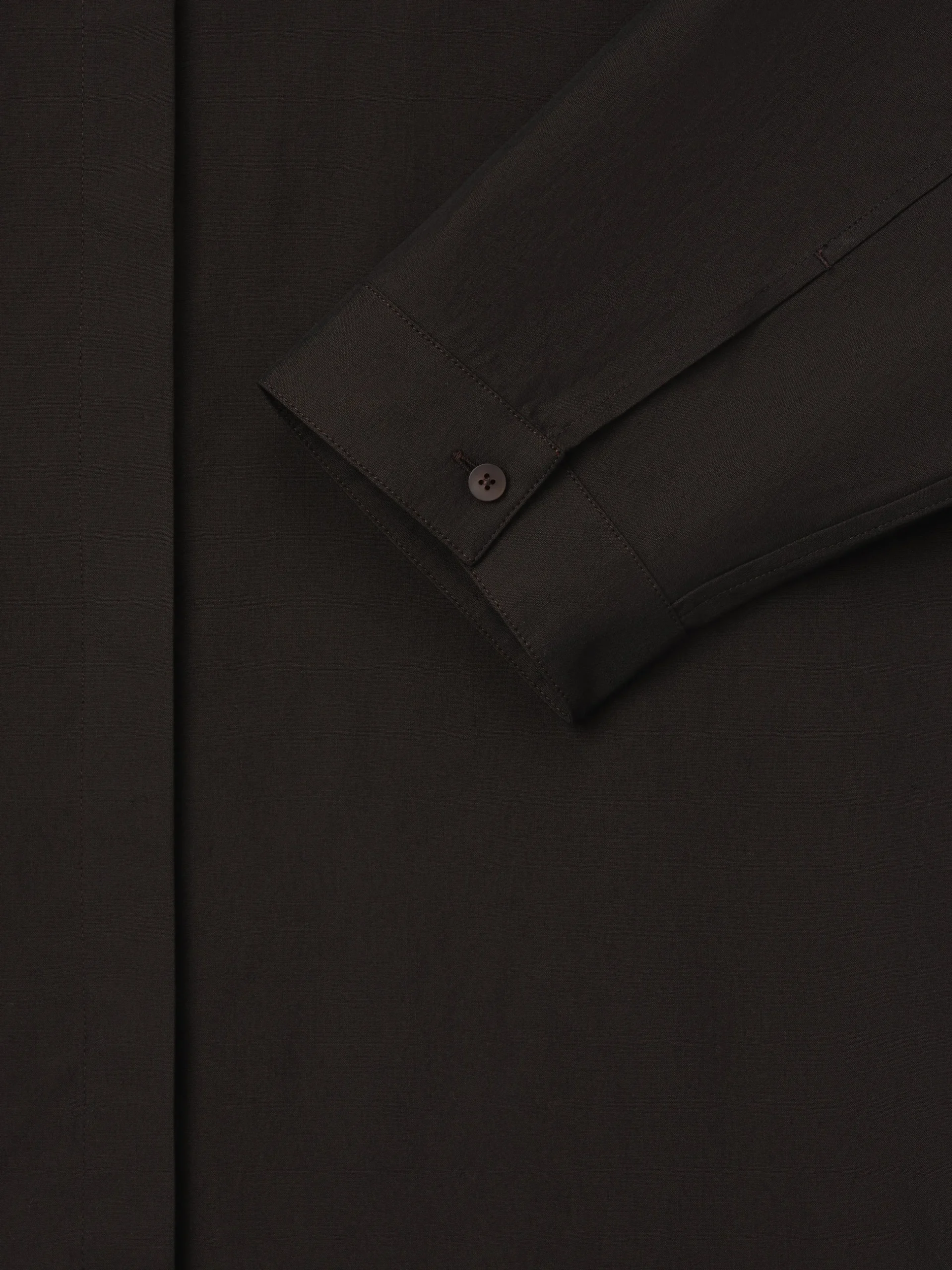 Womens Viscose Oxford Relaxed Shirt