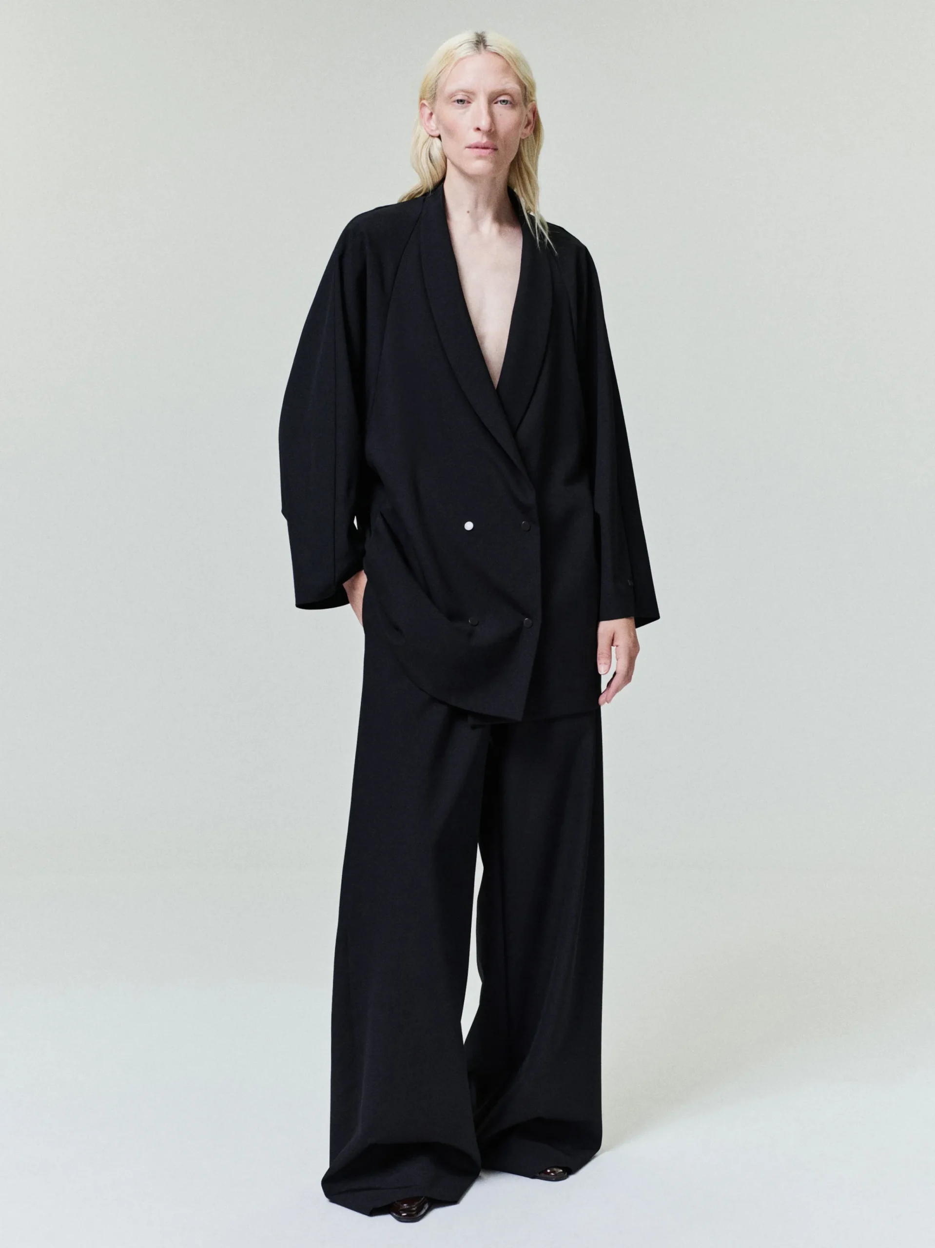 Womens Wool Ripstop Drawstring Pants