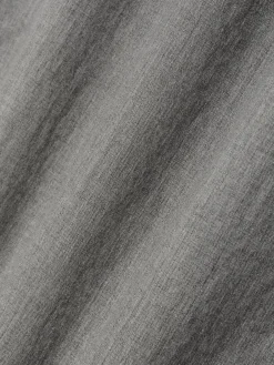 Wool Linen Wide Leg Drawstring Pants