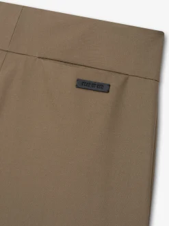 Wool Poplin Casual Flat Front Pants