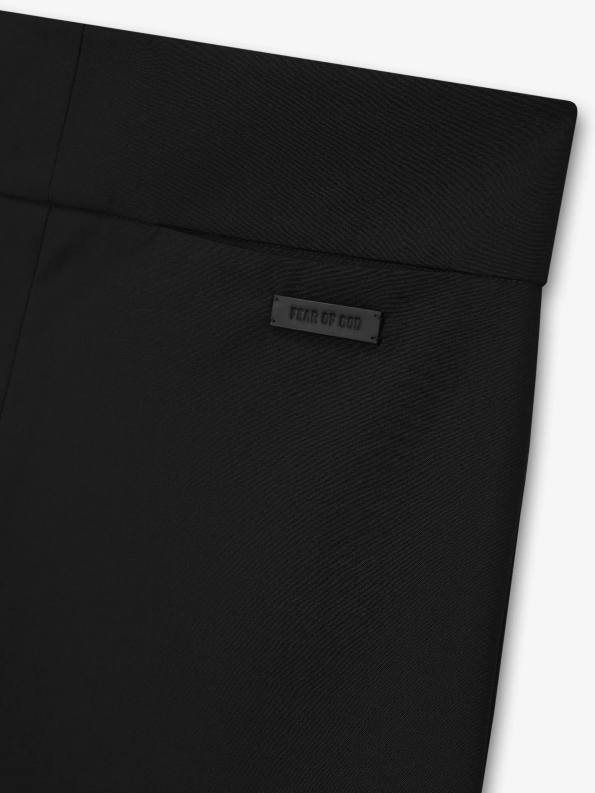 Wool Poplin Casual Flat Front Pants