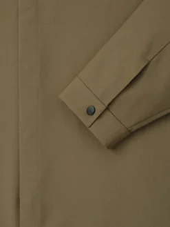 Wool Poplin Relaxed Shirt