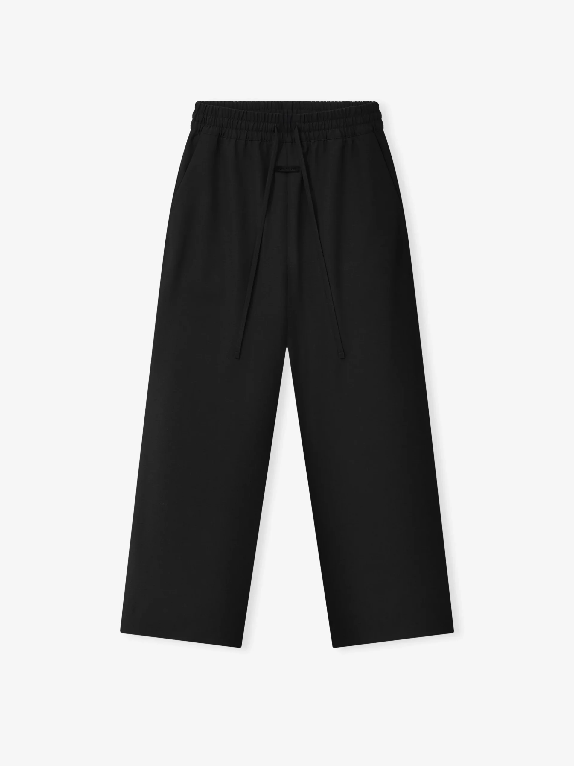Wool Ripstop Wide Leg Drawstring Pants