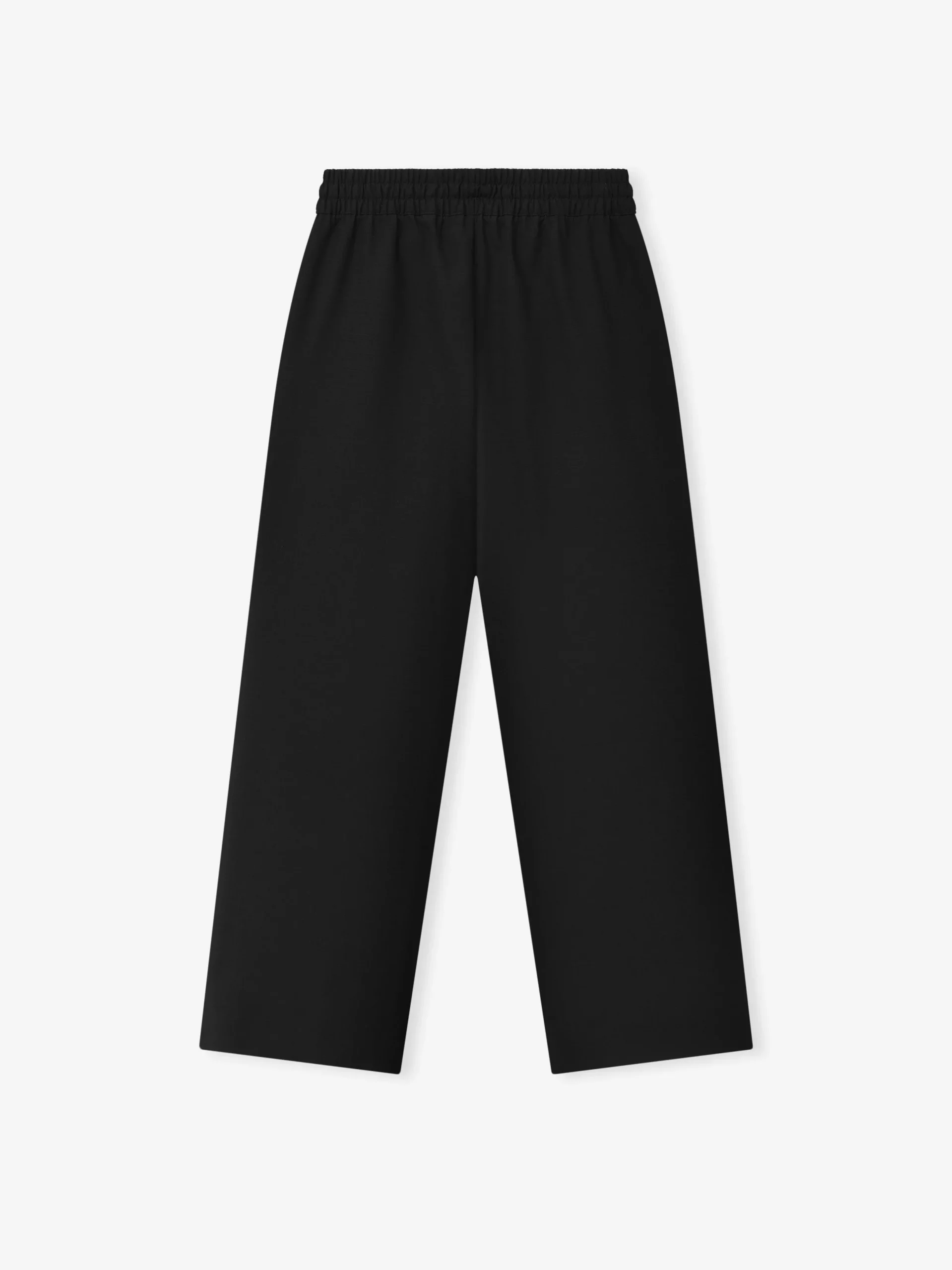 Wool Ripstop Wide Leg Drawstring Pants