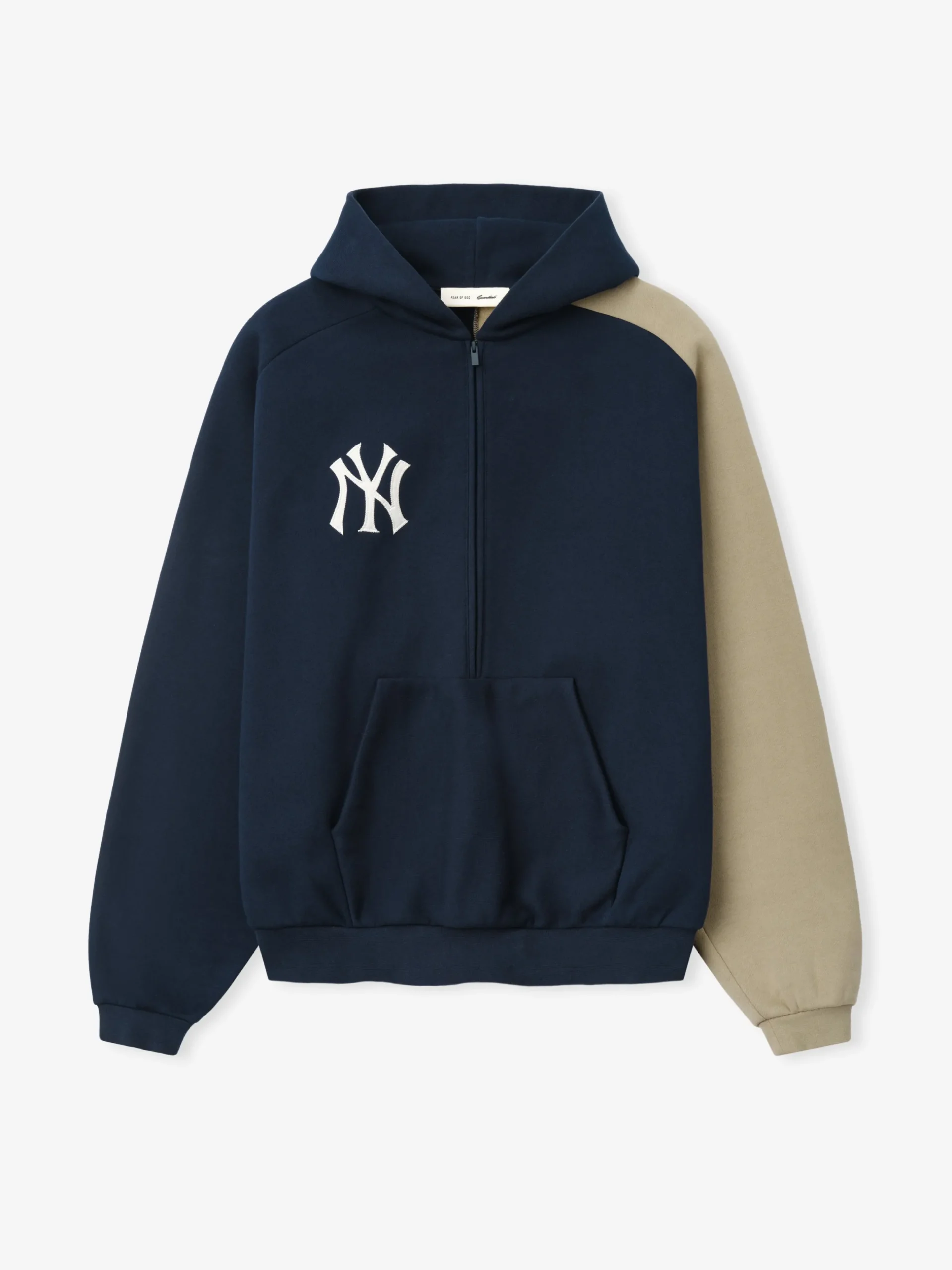 Yankees Raglan Half Zip Sport Hoodie