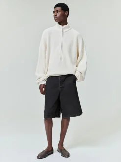 Zip-Up Sweater Long Sleeve